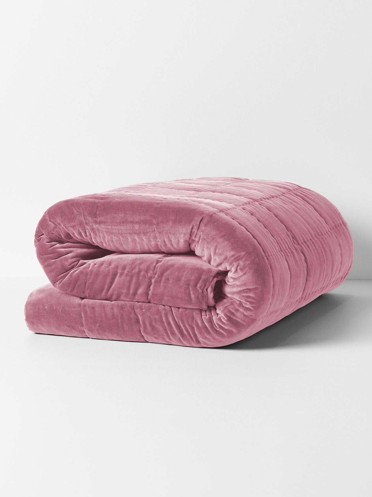 Luxury Velvet Coverlet in Orchid