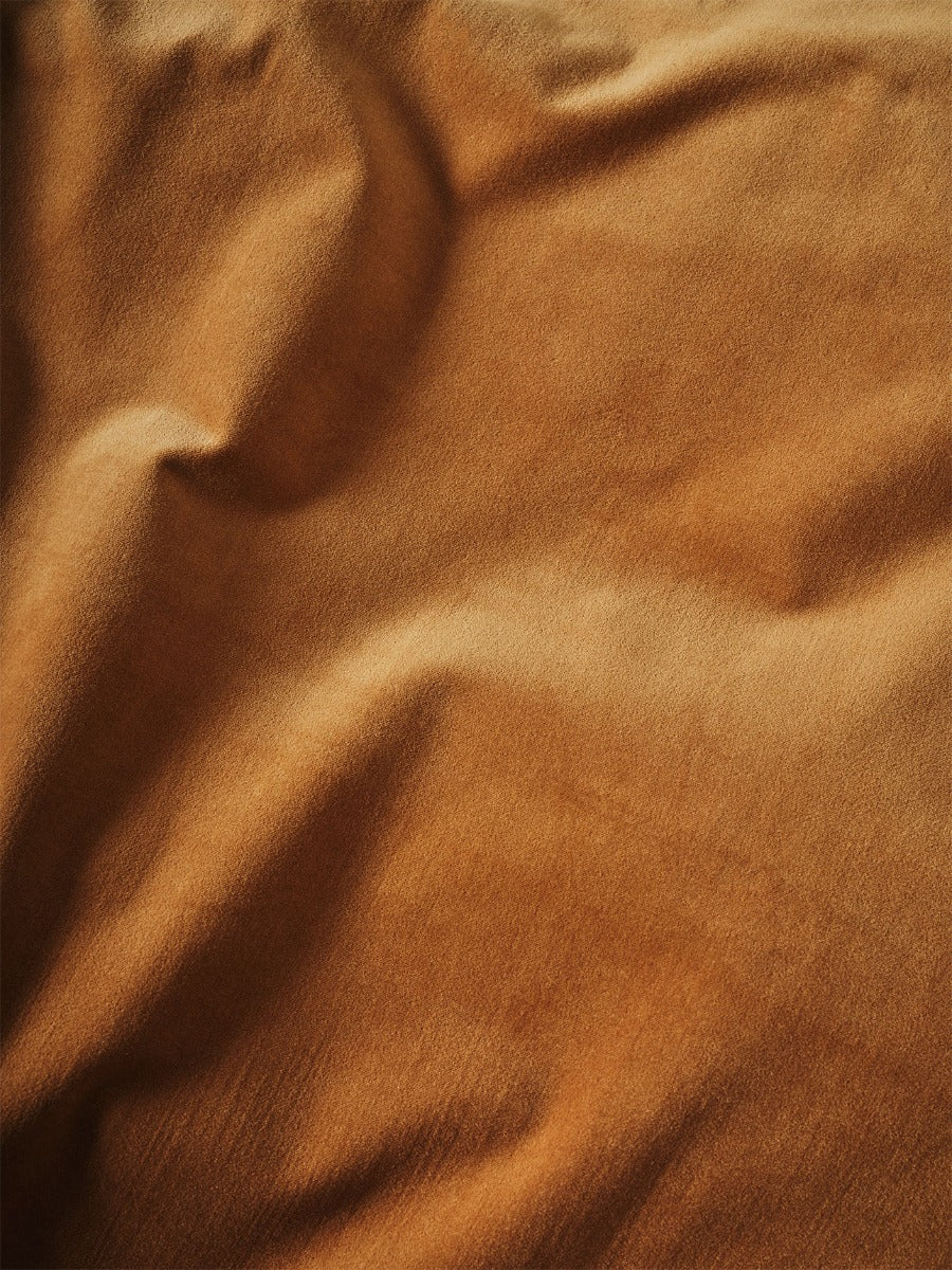 Luxury Velvet Quilt Cover in Maple
