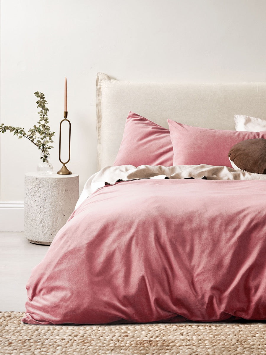 Luxury Velvet European Pillowcase in Orchid