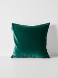 Luxury Velvet Square Cushion in Forest Night