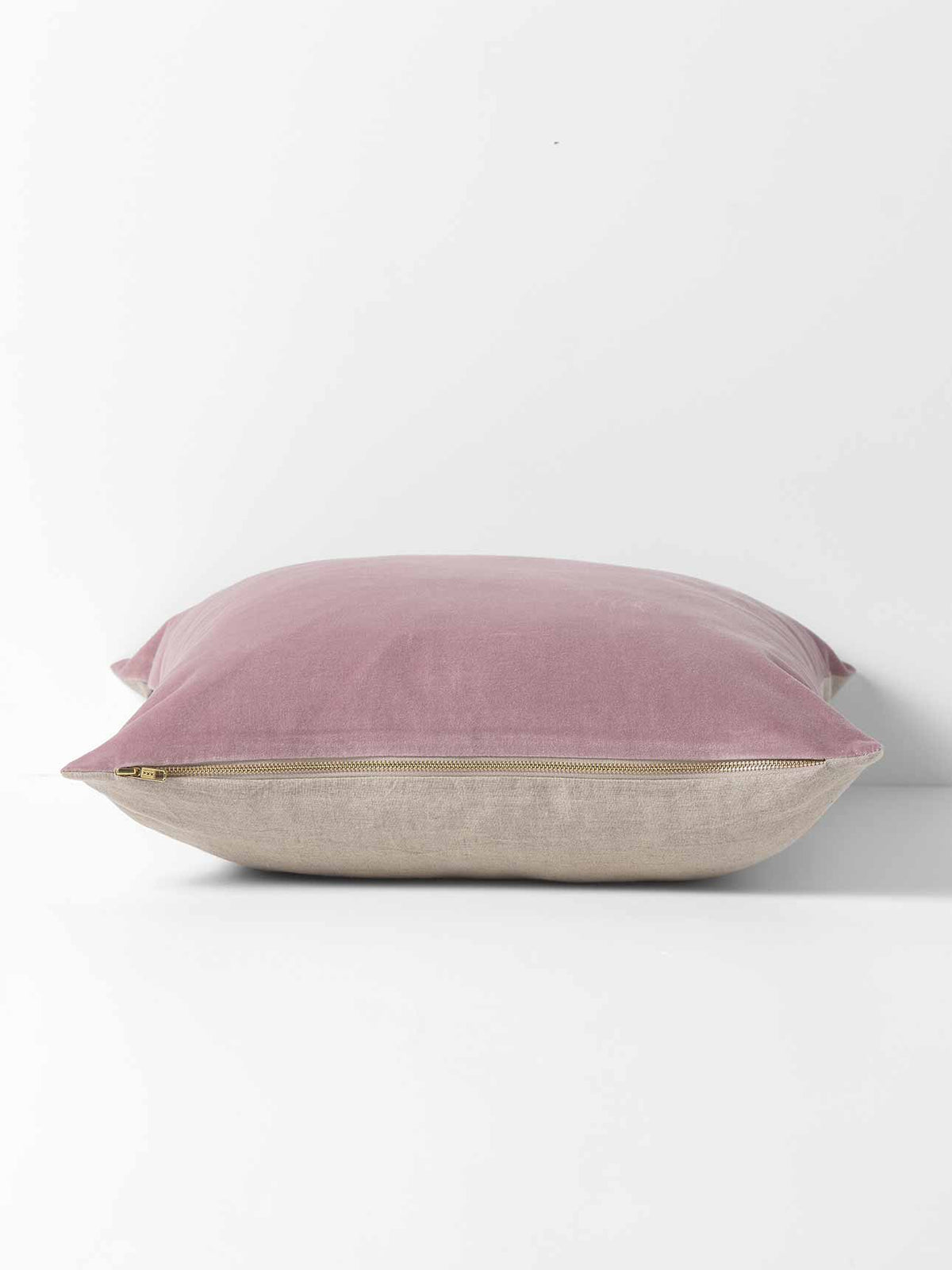 Luxury Velvet Square Cushion in Heather