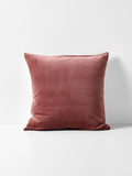 Luxury Velvet Square Cushion in Mahogany