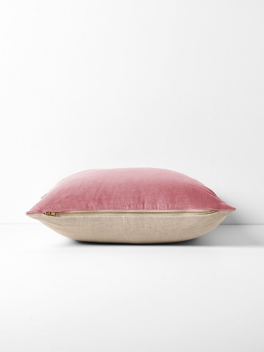 Luxury Velvet Square Cushion in Orchid