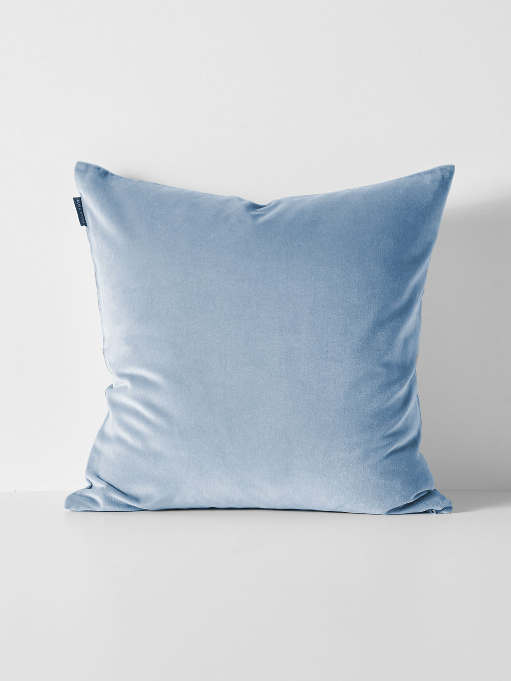 Luxury Velvet Square Cushion in Powder Blue