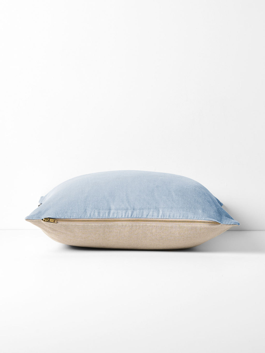 Luxury Velvet Square Cushion in Powder Blue