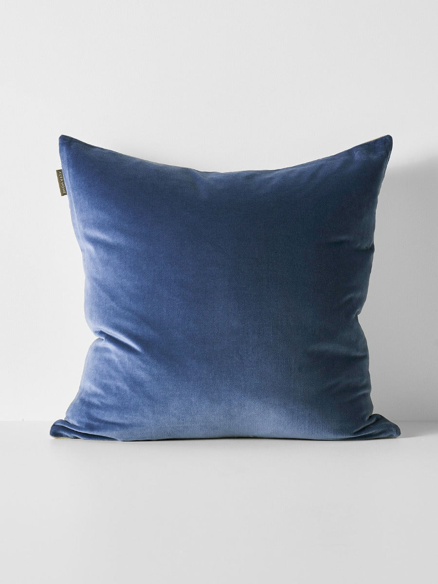 Luxury Velvet Square Cushion in Royal