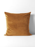 Luxury Velvet European Pillowcase in Maple