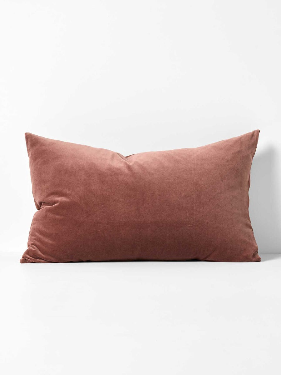 Luxury Velvet Standard Pillowcase in Clove
