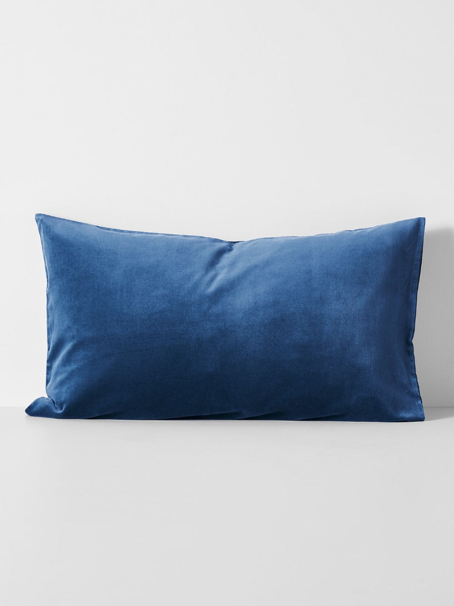 Luxury Velvet Standard Pillowcase in Royal