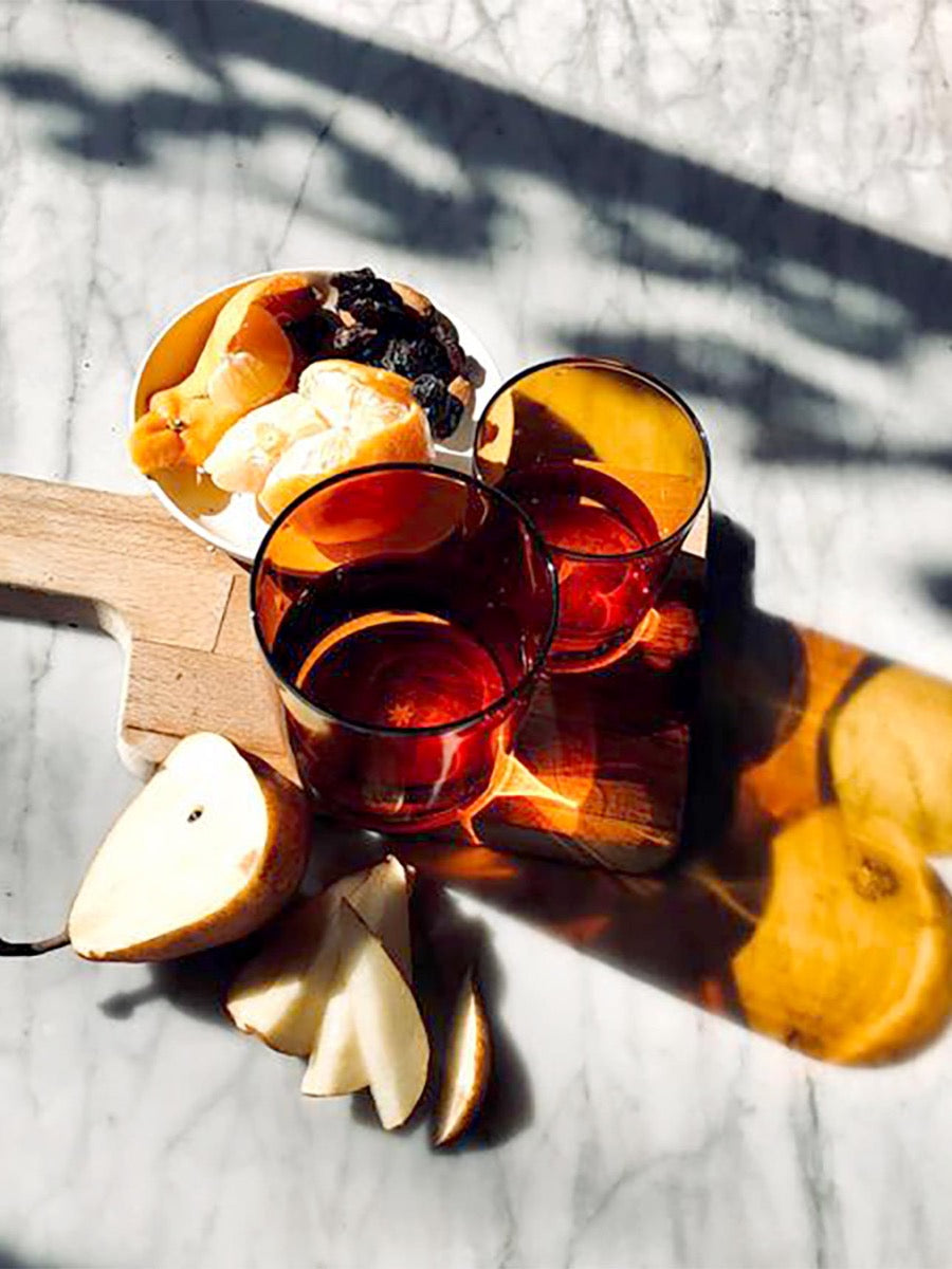 Carafe & Glass in Amber