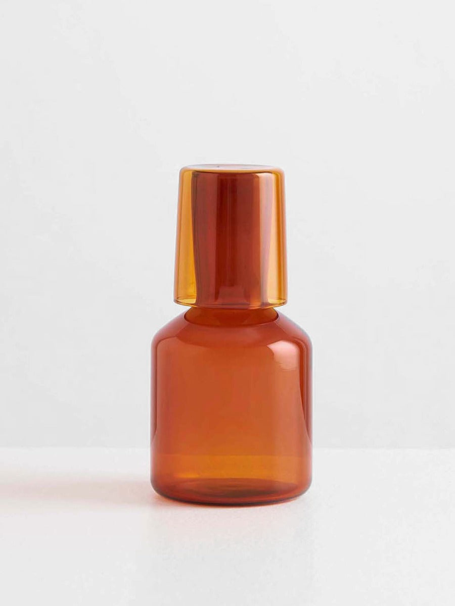 Carafe & Glass in Amber
