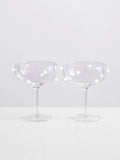Pomponette Coupe Set in White