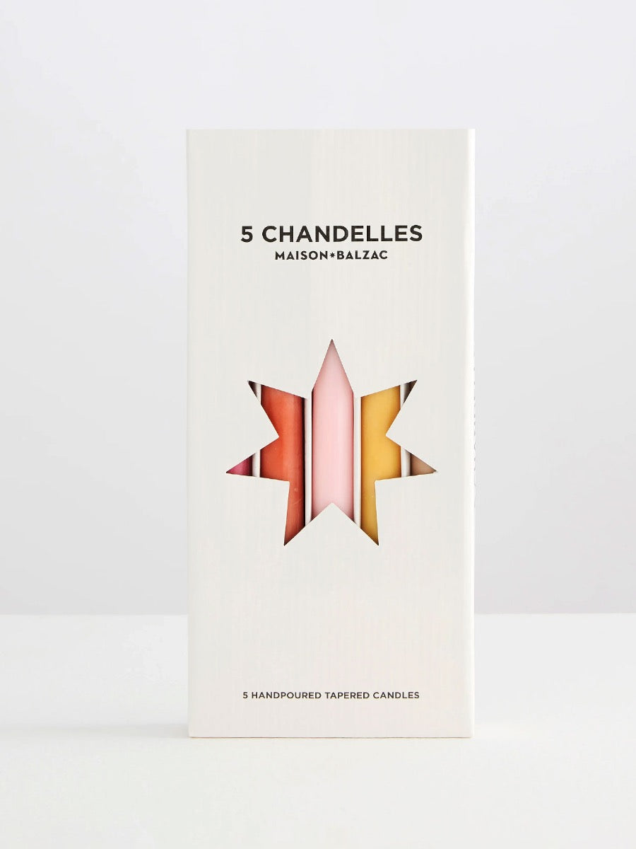 Chandelles Tapered Candles - Summer Set 4 Pack