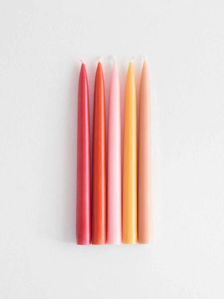 Chandelles Tapered Candles - Summer Set 4 Pack