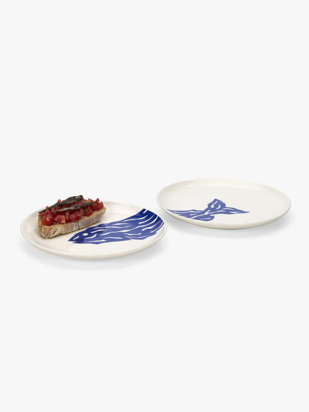 Le Merou Tapas Plates in Blue