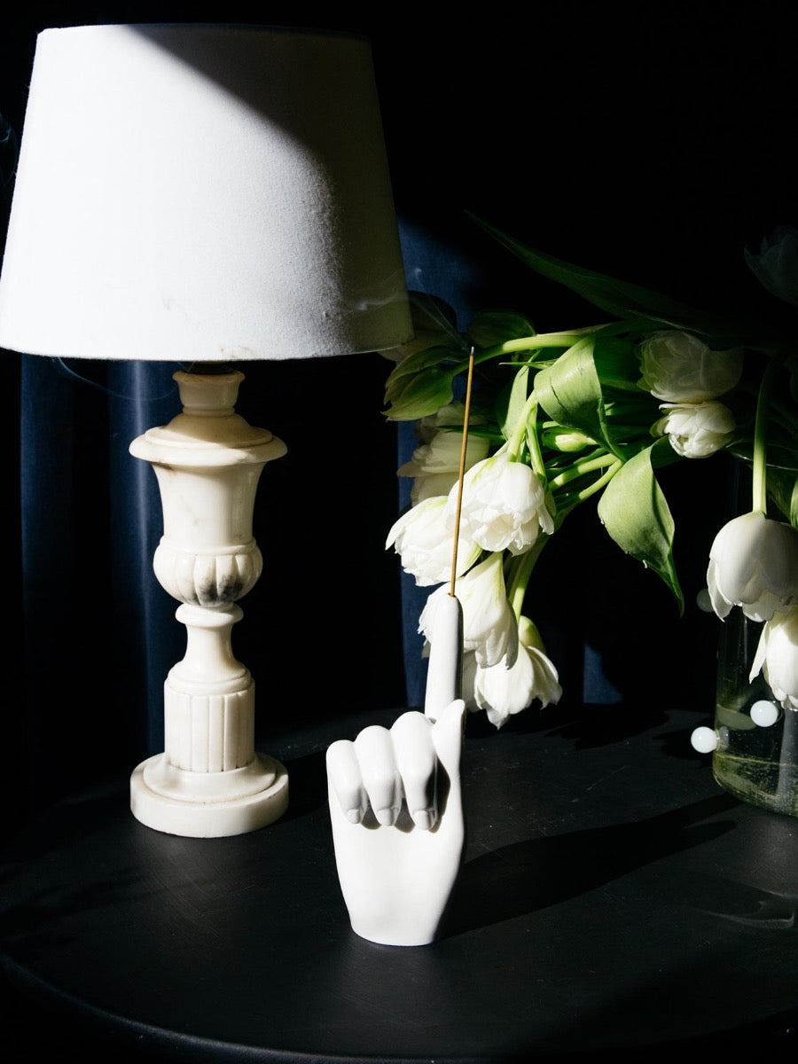 The Marble Hand Incense Holder