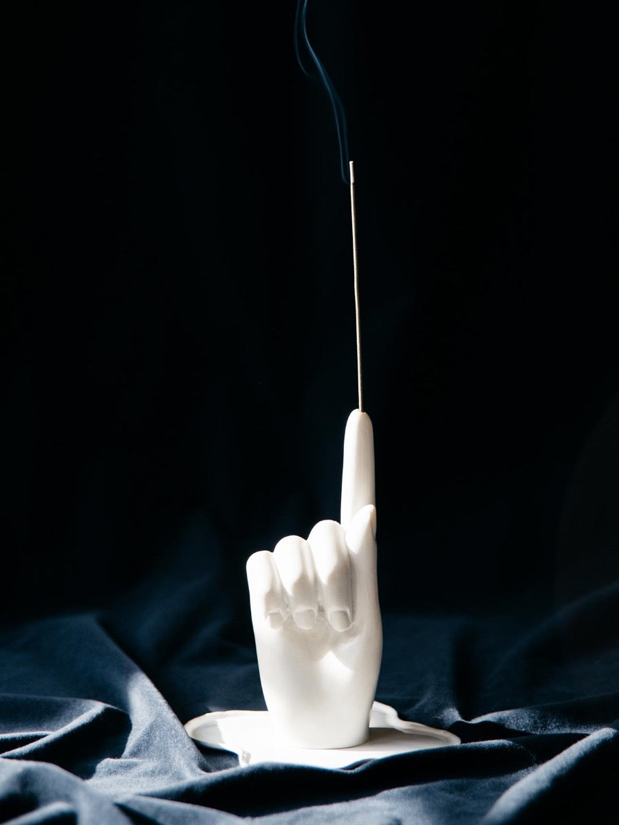 The Marble Hand Incense Holder