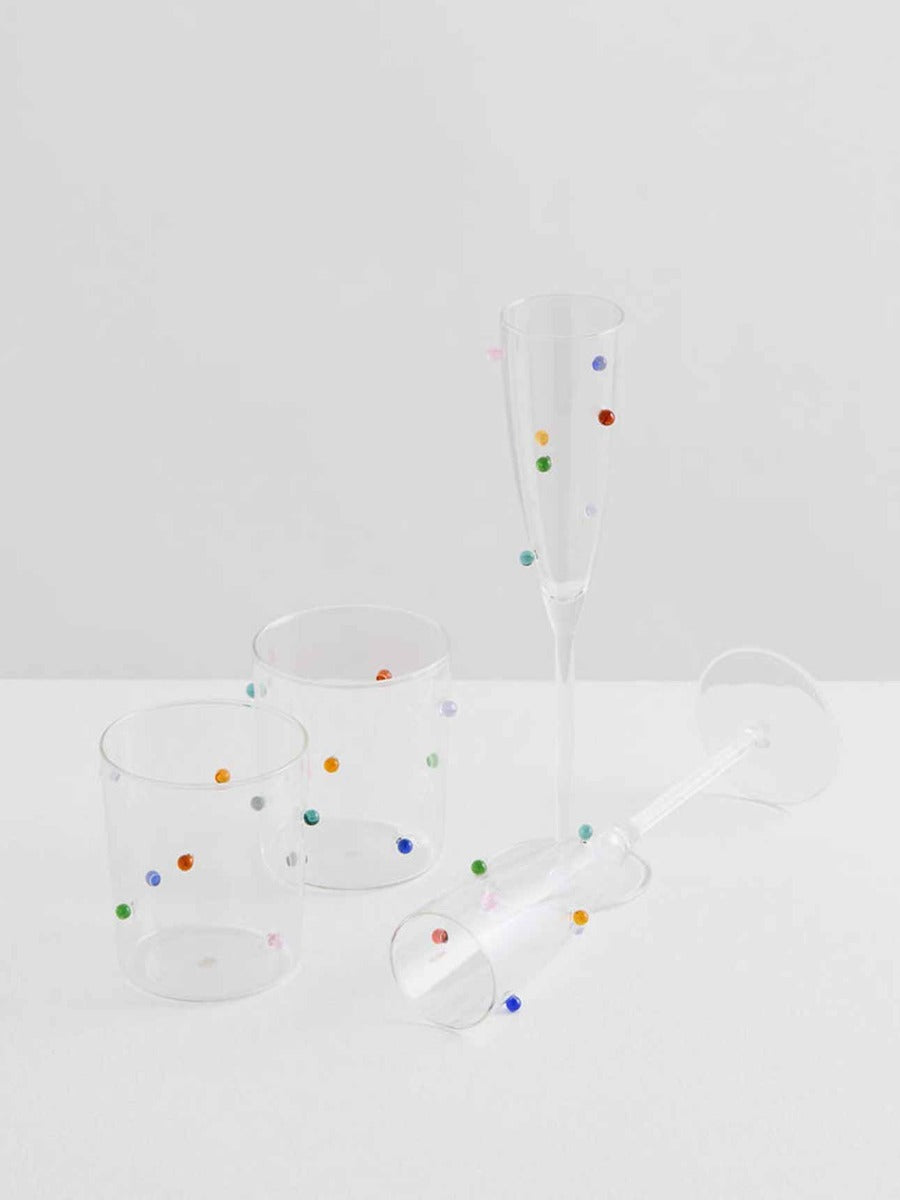 Pomponette Flute Set in Clear