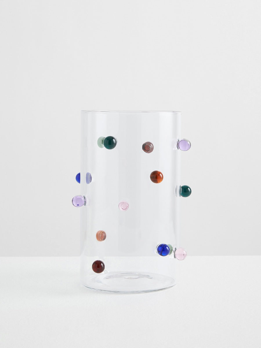 Pomponette Vase in Clear