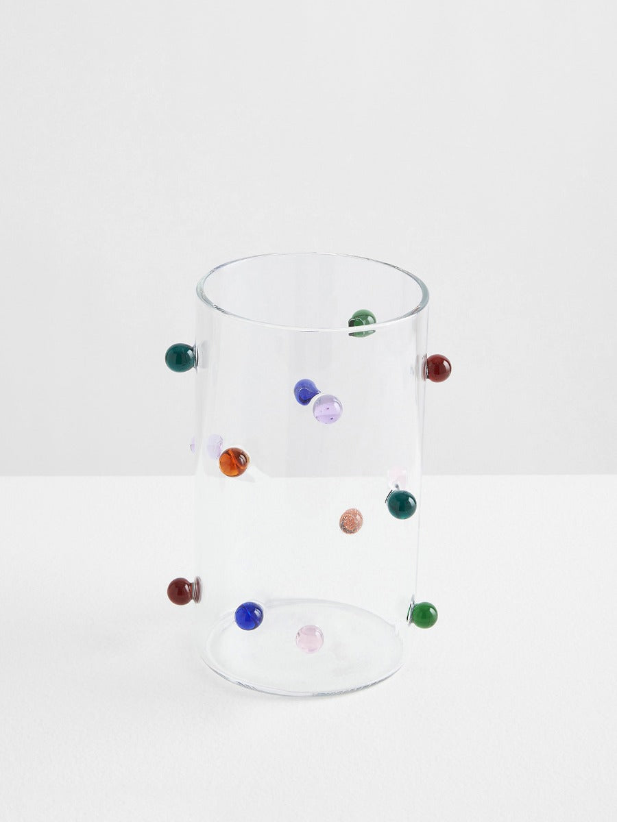 Pomponette Vase in Clear