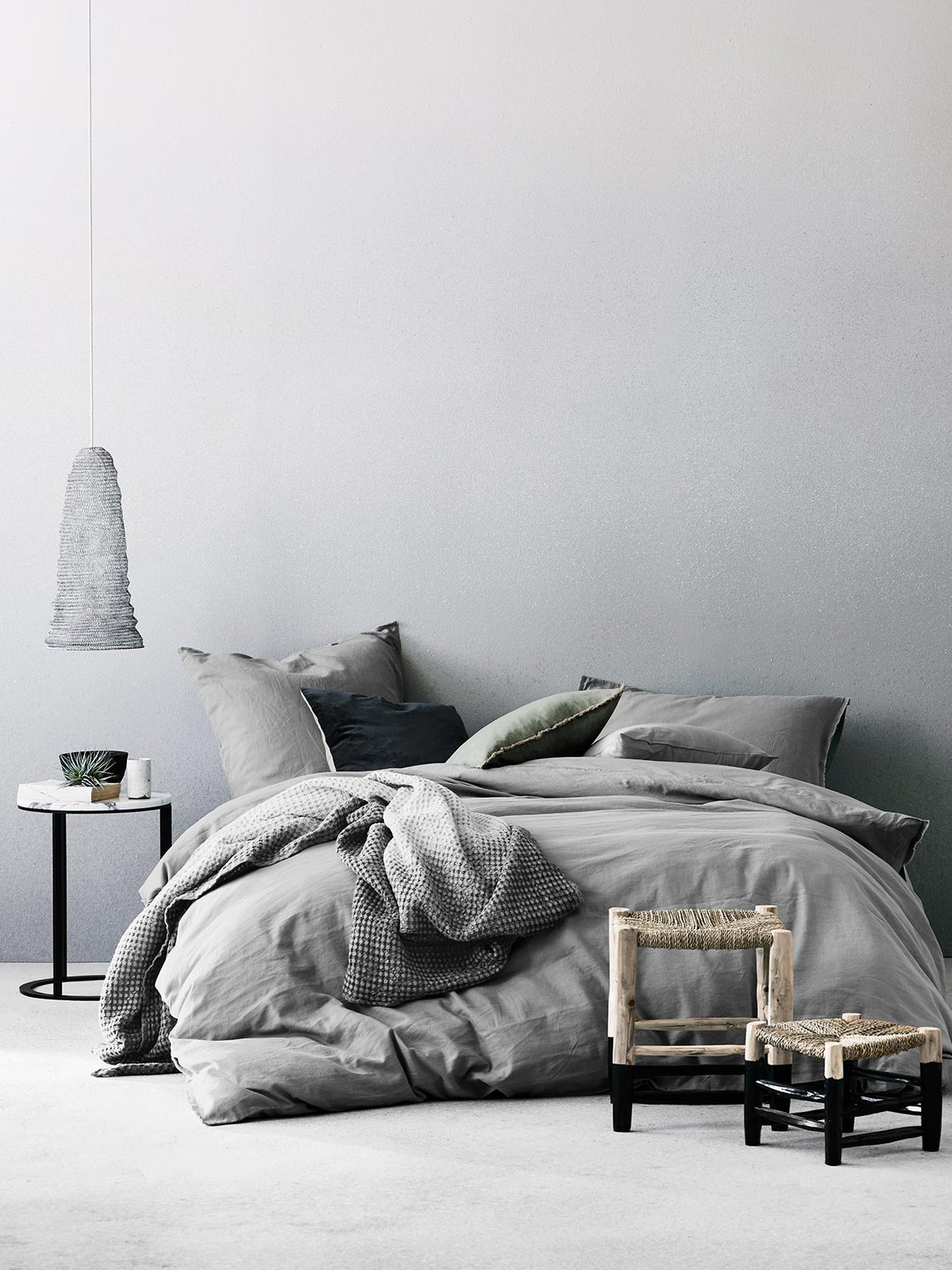 Maison Vintage European Pillowcase in Shadow