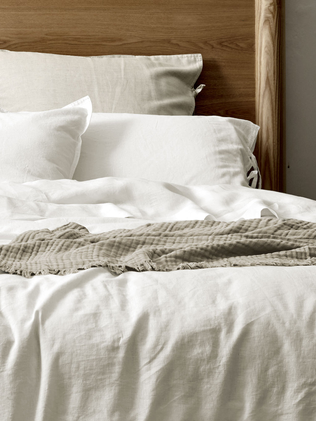 Maison Vintage Quilt Cover in White