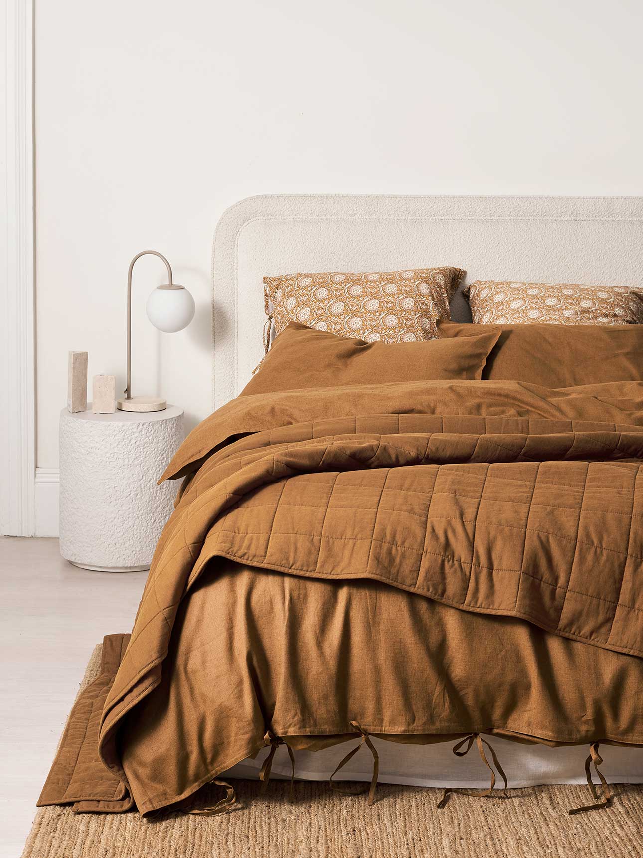Maison Vintage Coverlet in Cinnamon