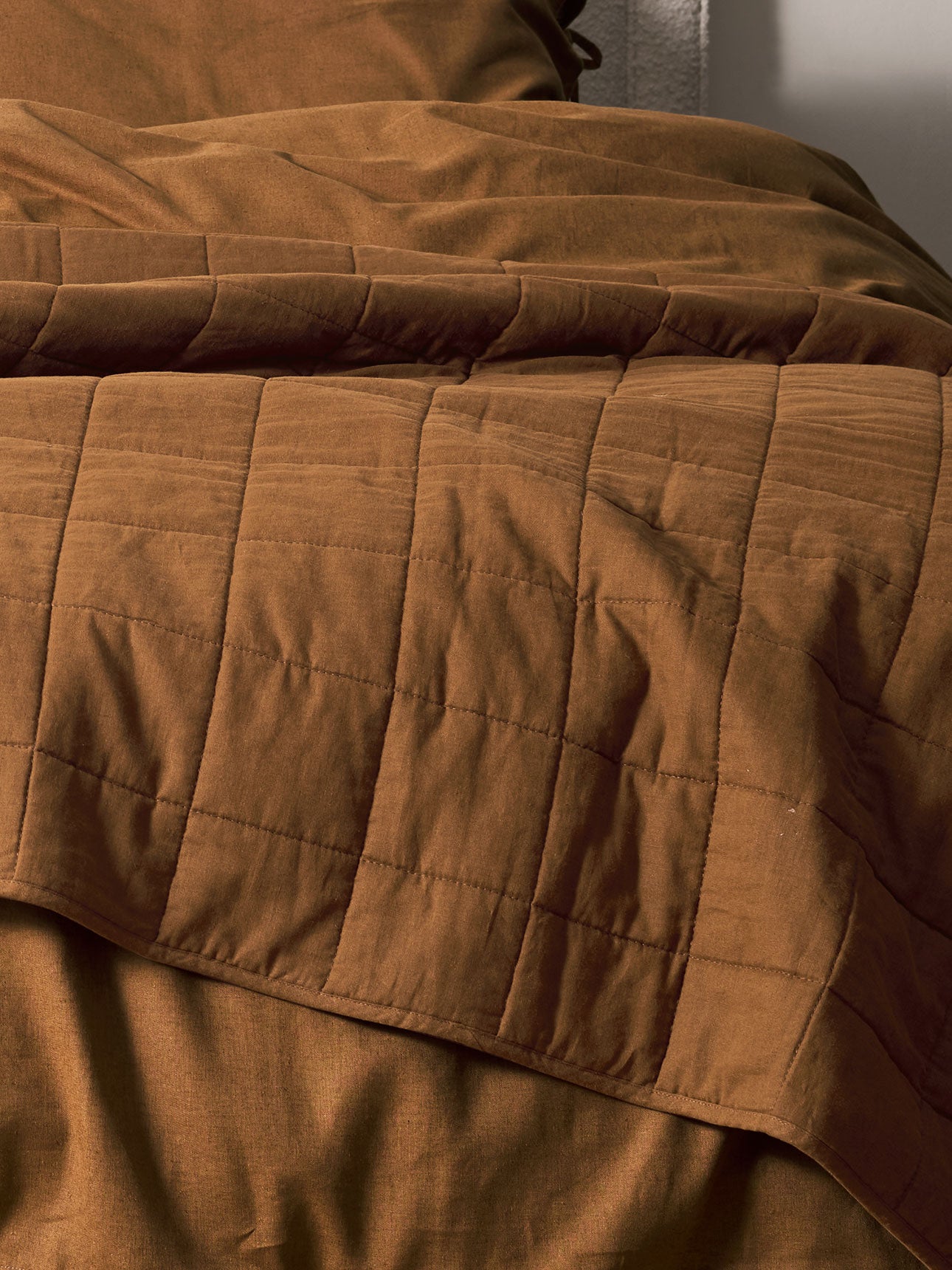 Maison Vintage Coverlet in Cinnamon