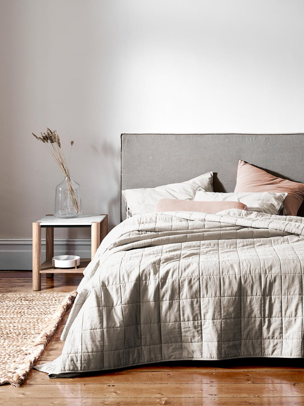 Maison Vintage Standard Pillowcase in Natural
