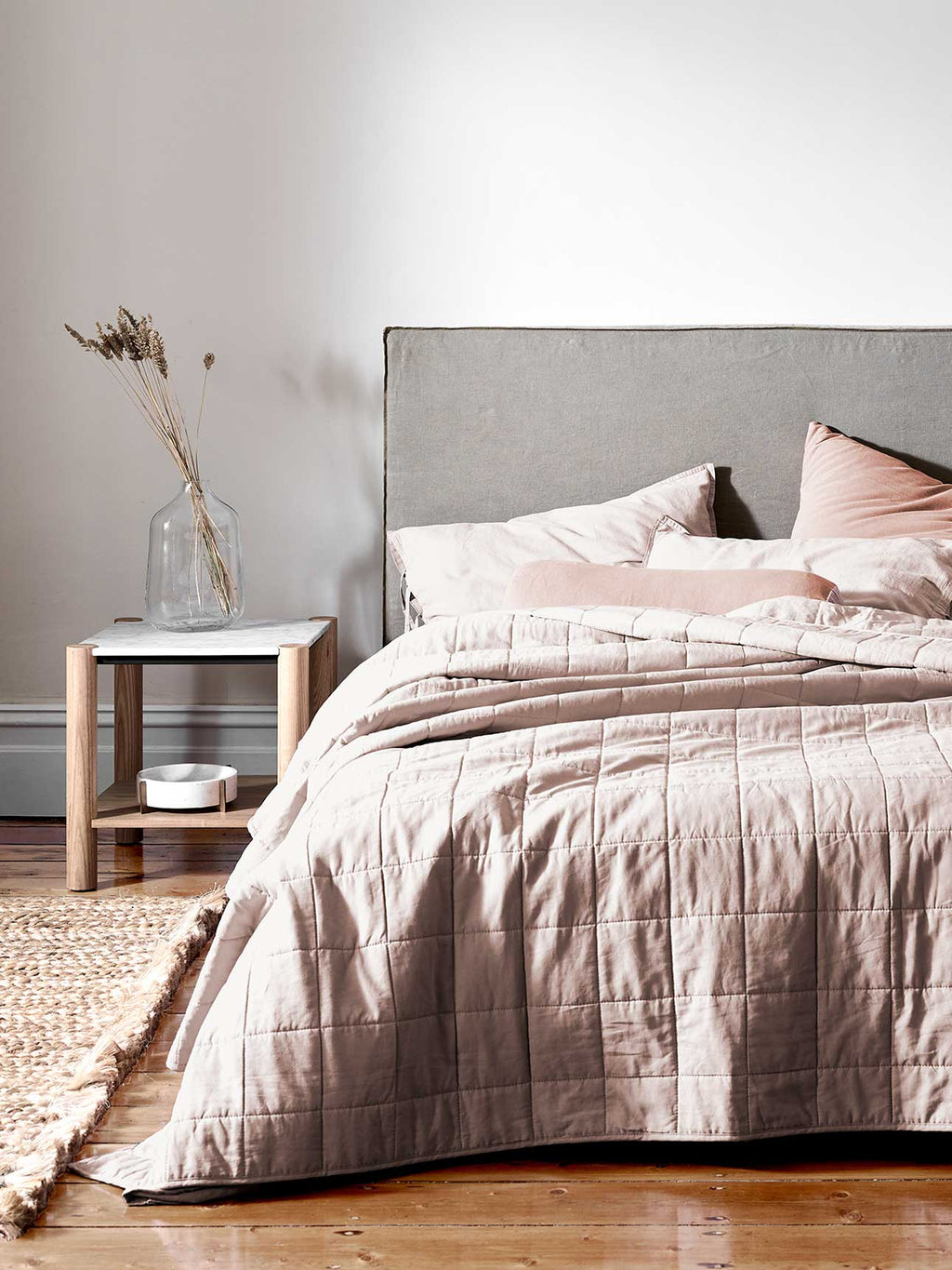Maison Vintage Standard Pillowcase in Nude