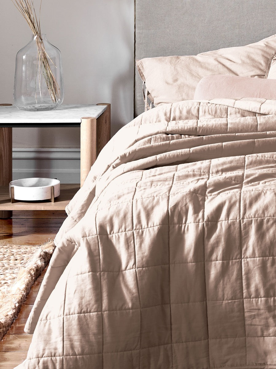 Maison Vintage Coverlet in Nude