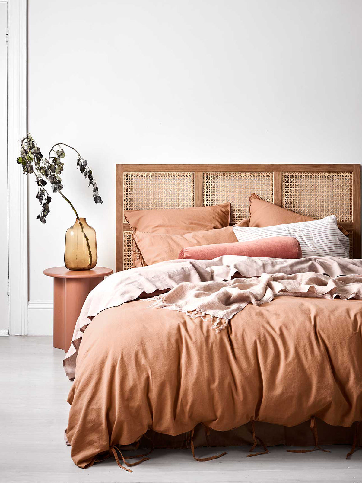 Maison Vintage Standard Pillowcase in Hazelnut
