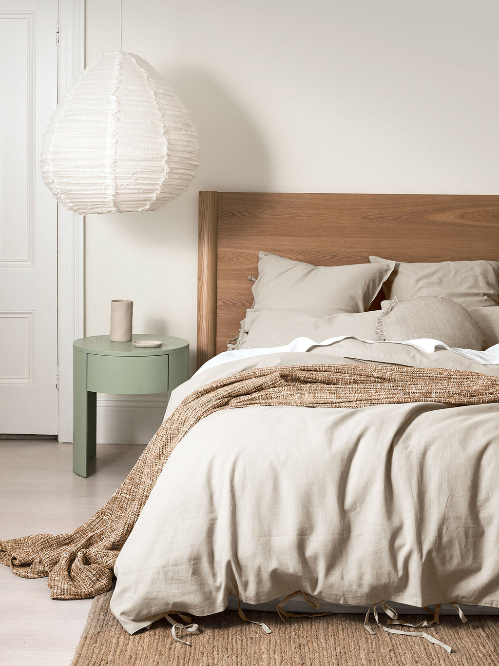 Maison Vintage Quilt Cover in Natural