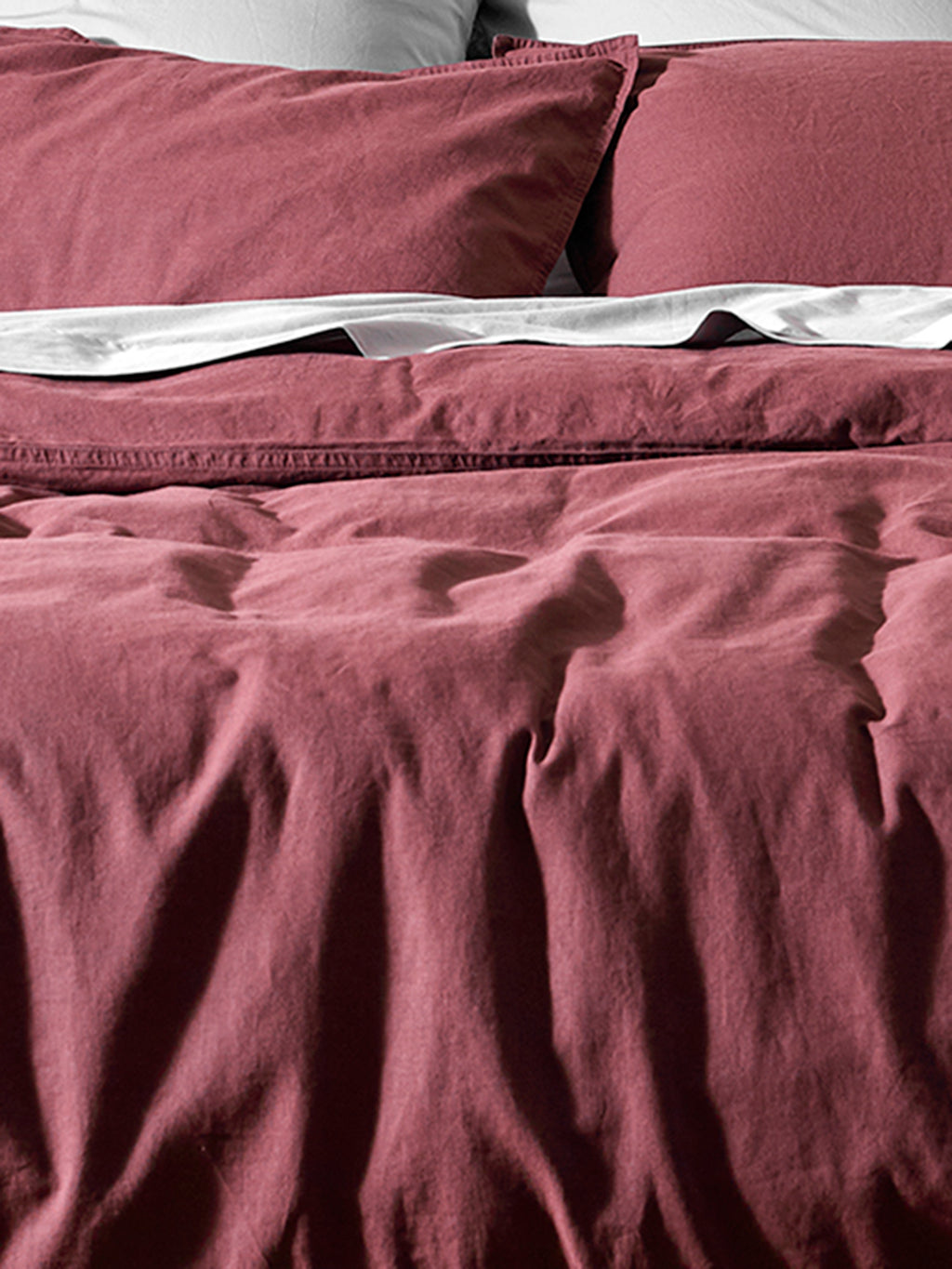 Maison Vintage Quilt Cover in Syrah - King