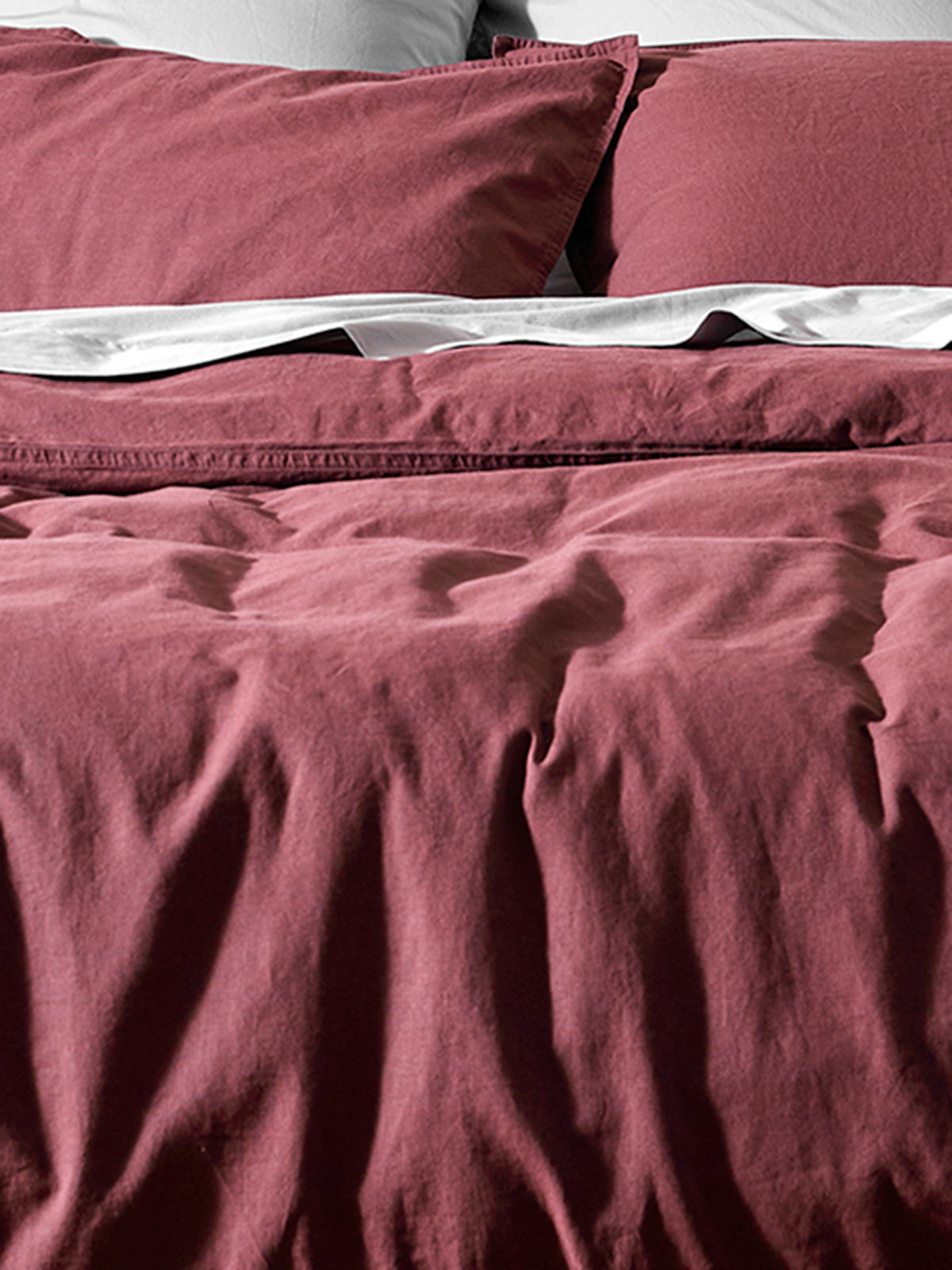 Maison Vintage Quilt Cover in Syrah - King