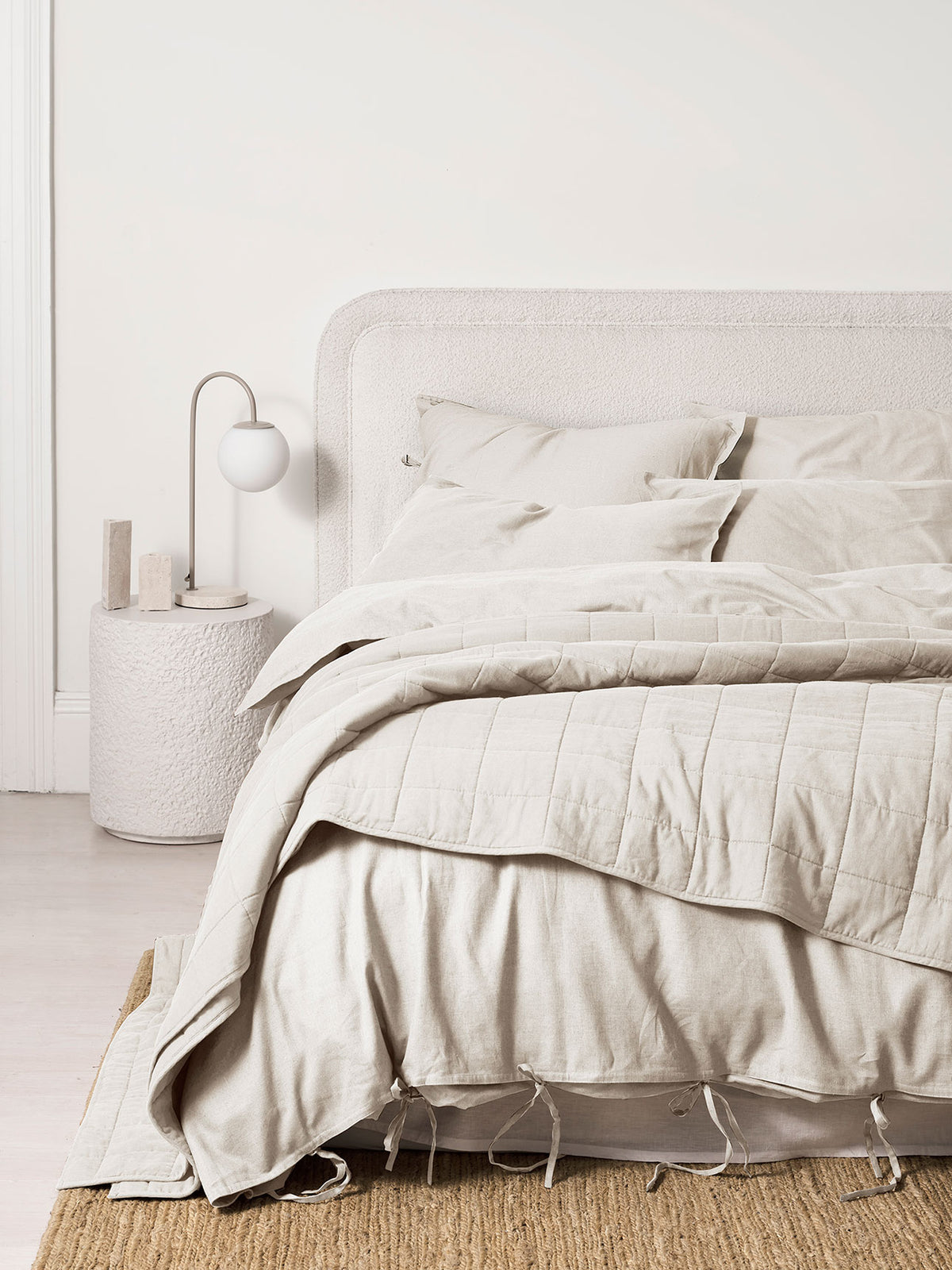 Maison Vintage Coverlet in Natural S26