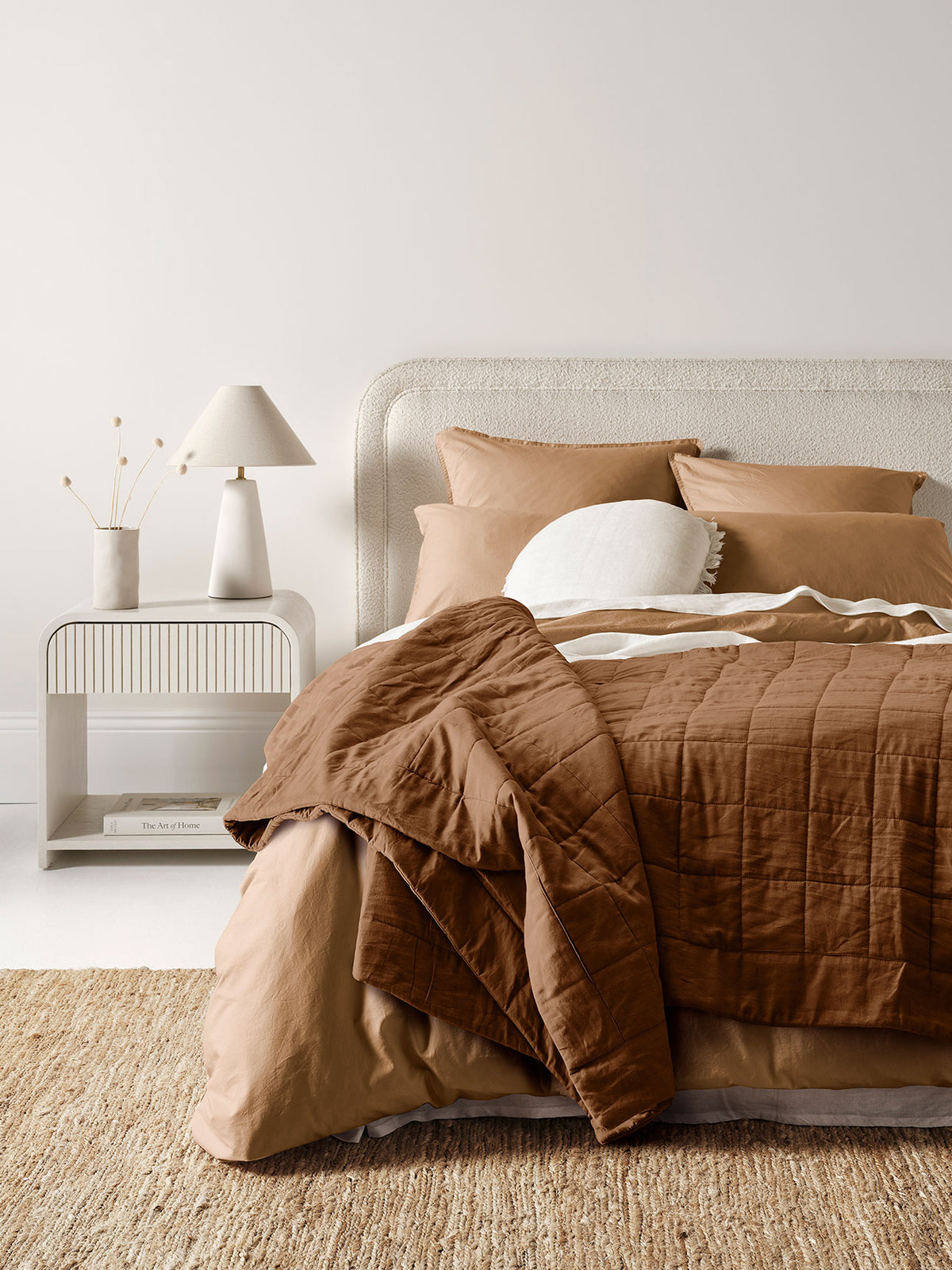 Maison Vintage Coverlet in Nutmeg S26