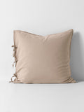 Maison Vintage European Pillowcase in Nude