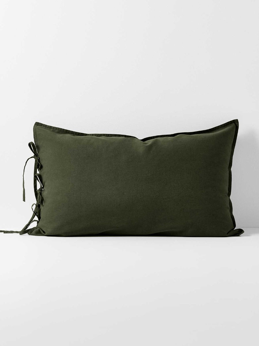 Maison Vintage Standard Pillowcase in Forest