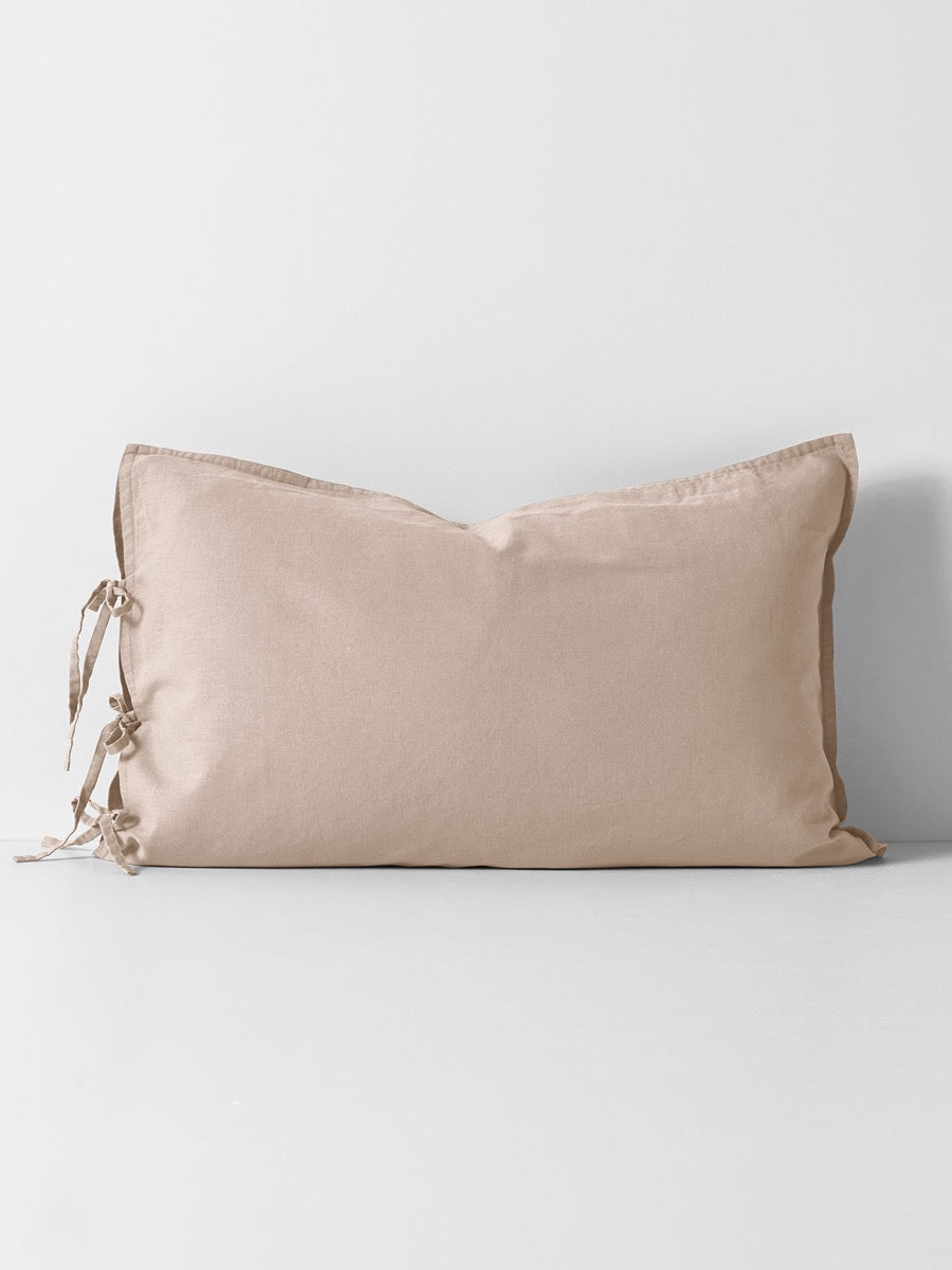 Maison Vintage Standard Pillowcase in Nude