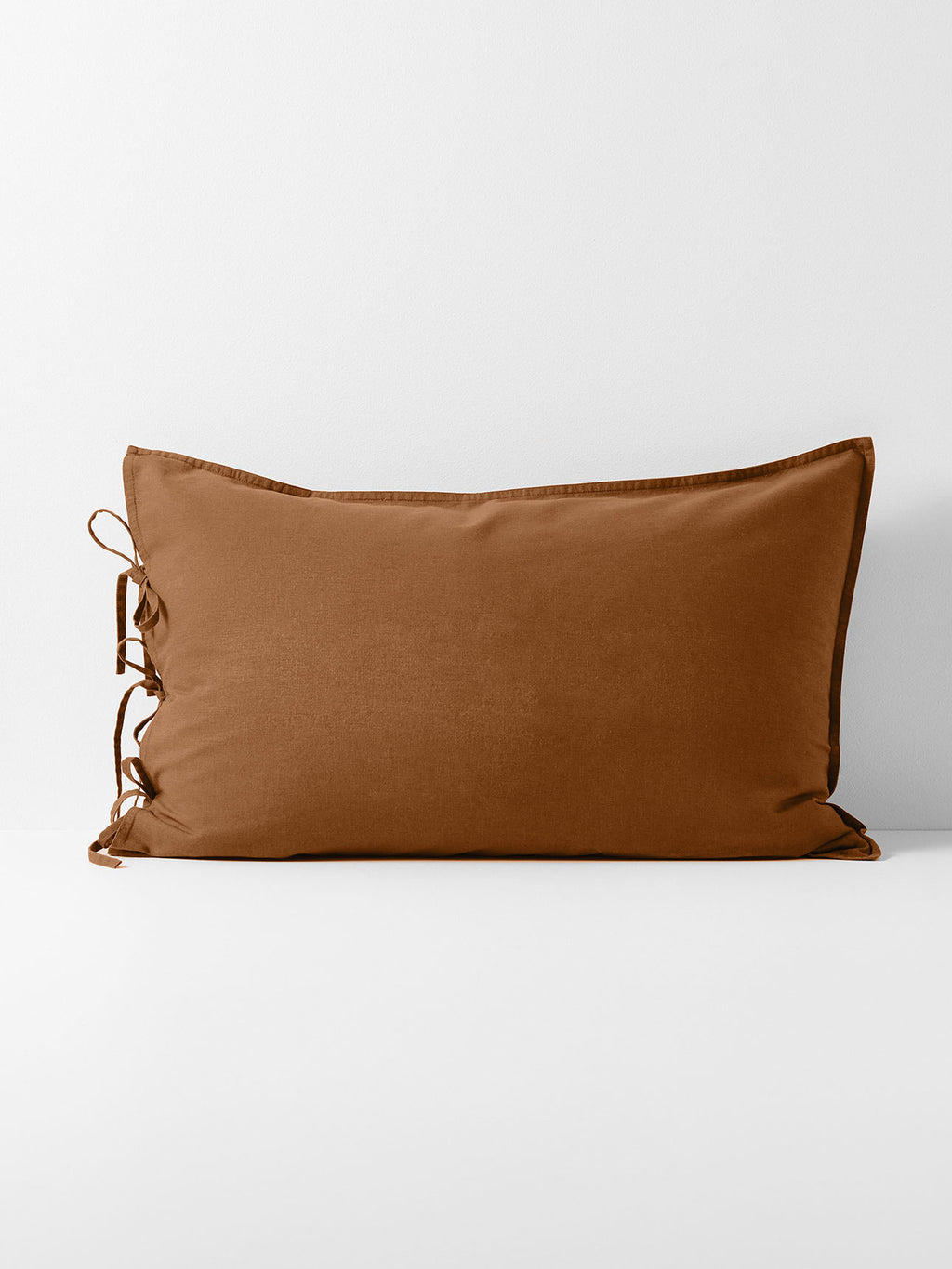 Maison Vintage Standard Pillowcase in Nutmeg S26