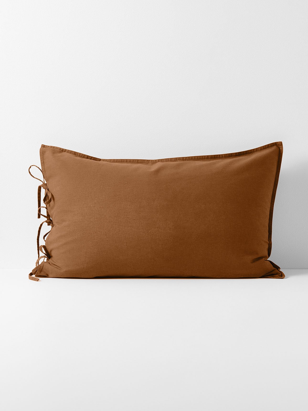 Maison Vintage Standard Pillowcase in Nutmeg S26