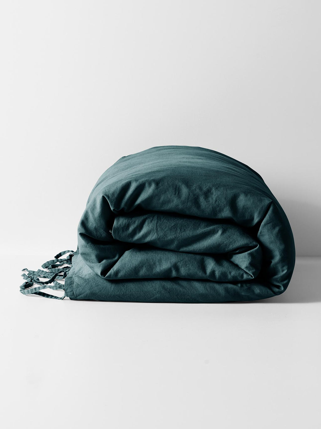 Maison Vintage Quilt Cover in Indian Teal