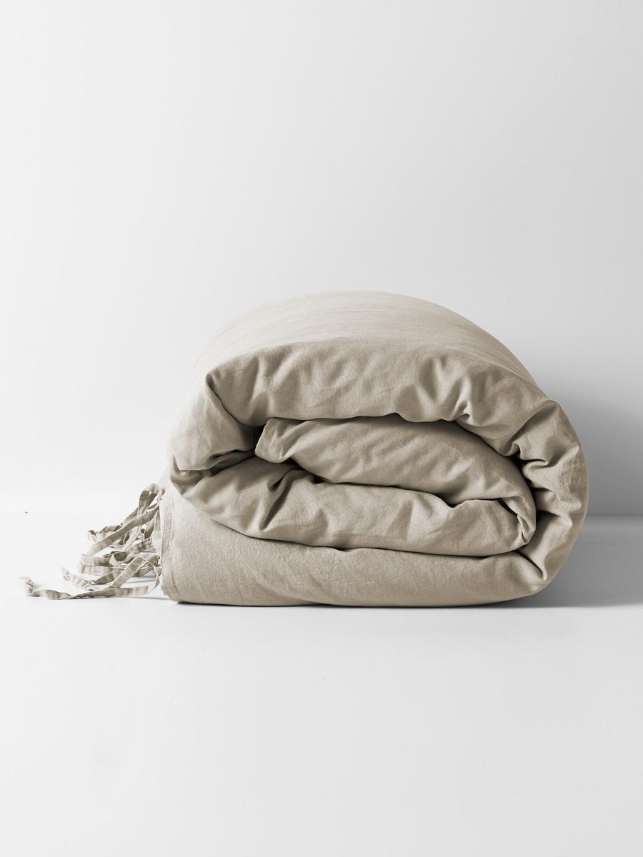 Maison Vintage Quilt Cover in Natural