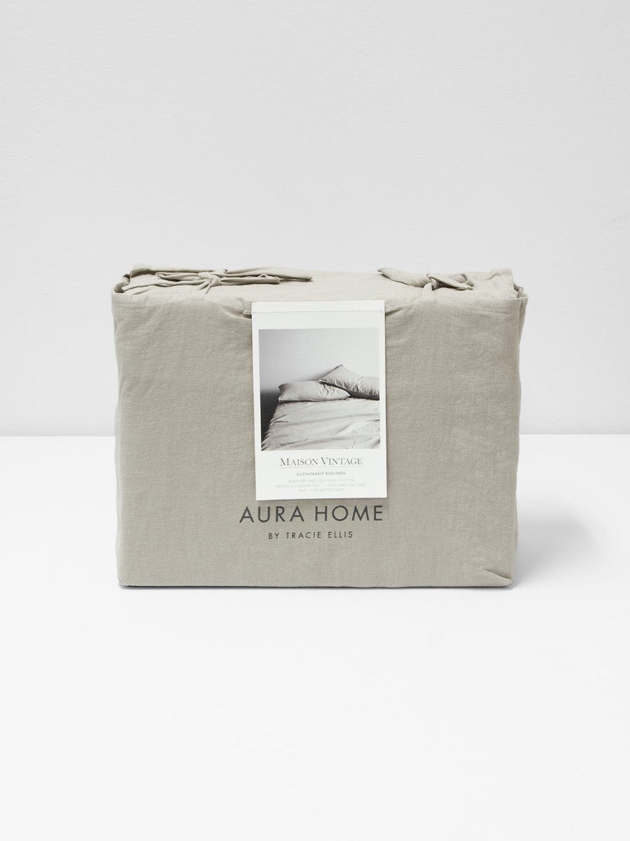 Maison Vintage Sheet Set in Natural