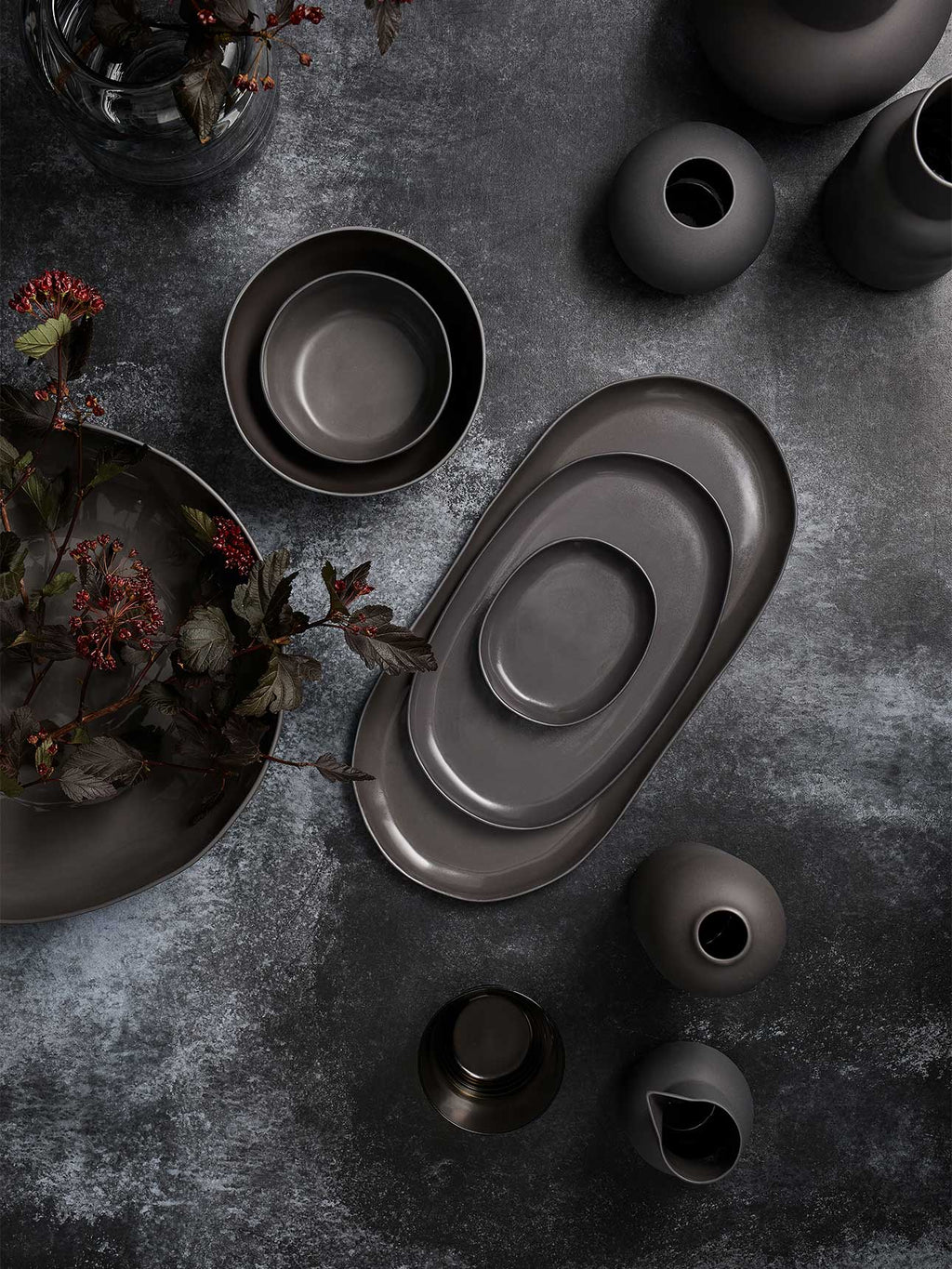 Cloud Bowl in Charcoal - Large