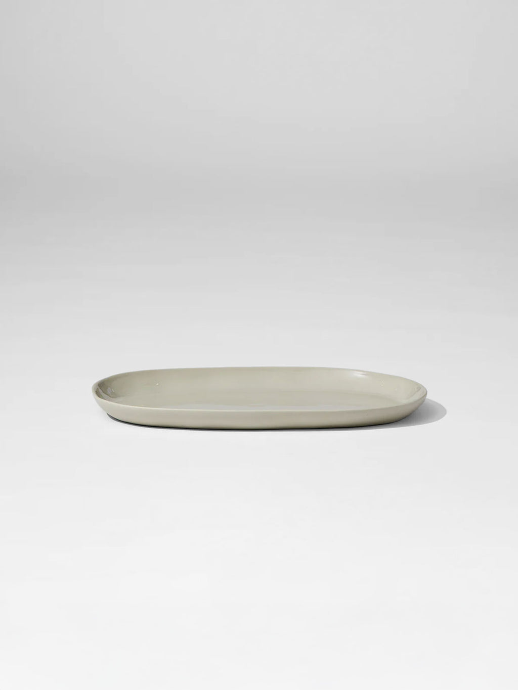 Cloud Oval Platter in Stone - Medium