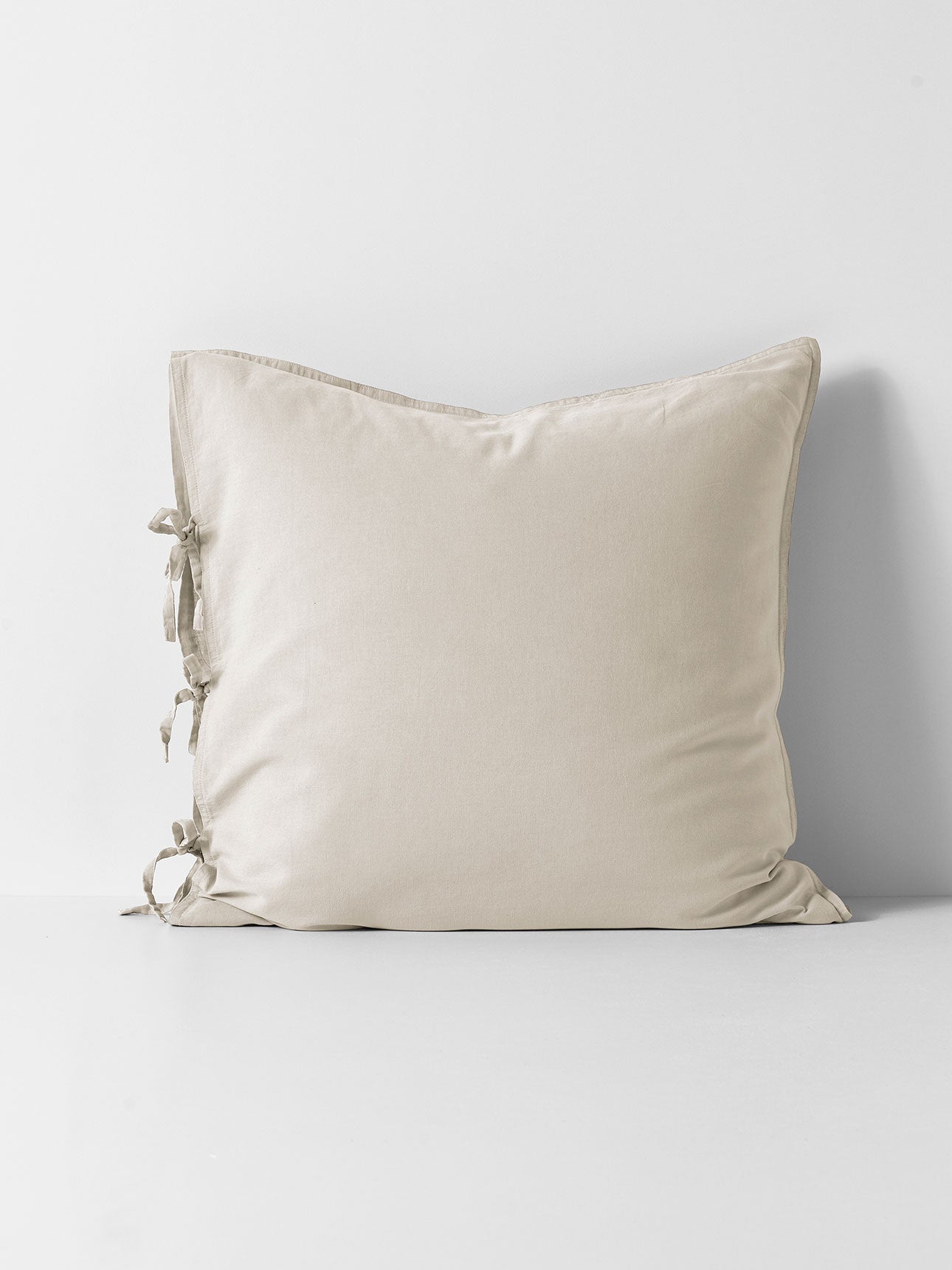 Maison Vintage European Pillowcase in Natural S26