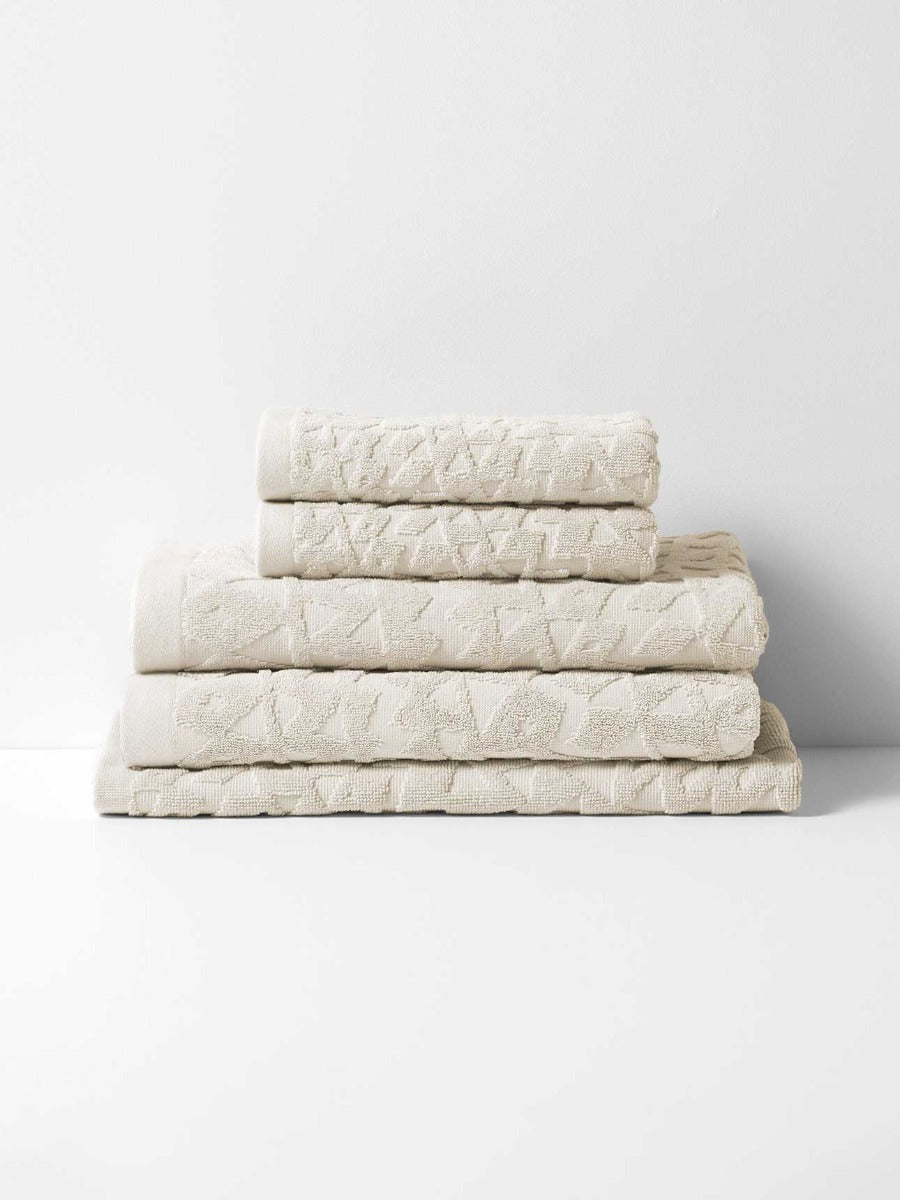 Maya Bath Towel Set in Sand