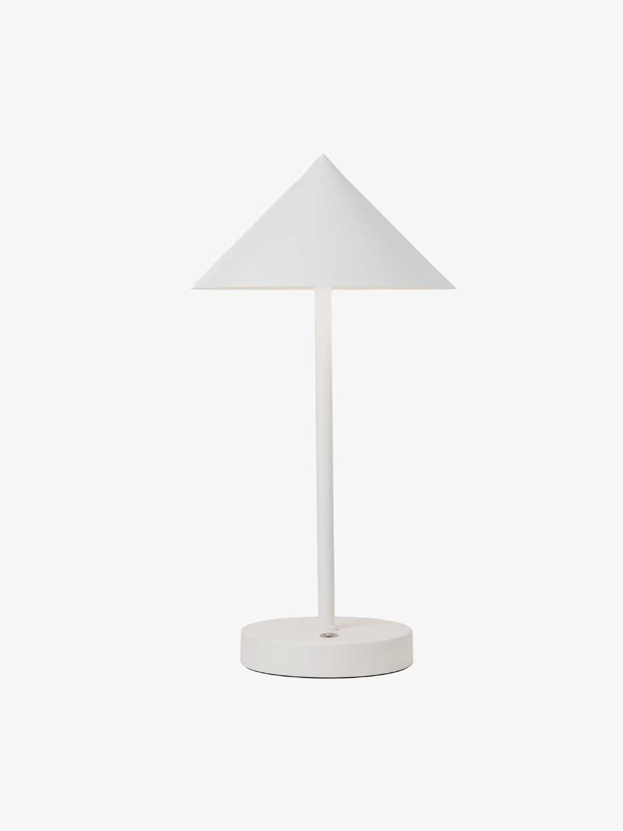 Floris Portable Desk Lamp in White